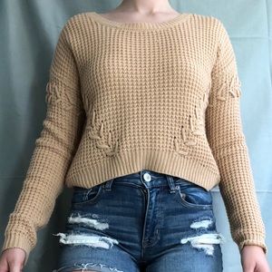 rue21 tan sweater